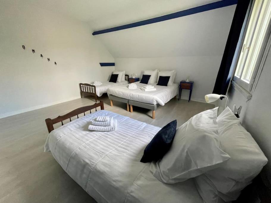 Gite Omaha 3 Etoiles - La Ferme Delaunay Saint-Come-du-Mont Eksteriør bilde